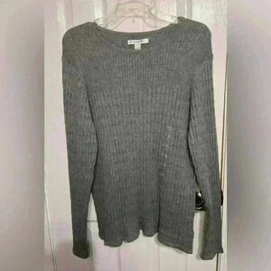 Liz Claiborne NWT Women’s XL Gray long sleeve sweater